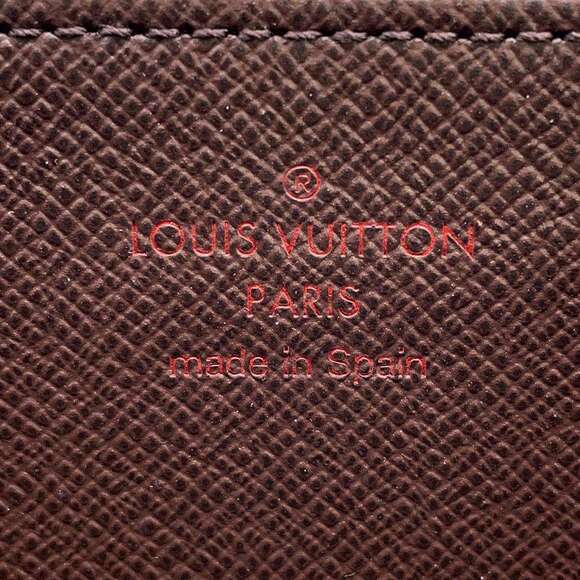 Louis Vuitton Damier Ebene Brown Zippy Wallet Long - Picture 8 of 9